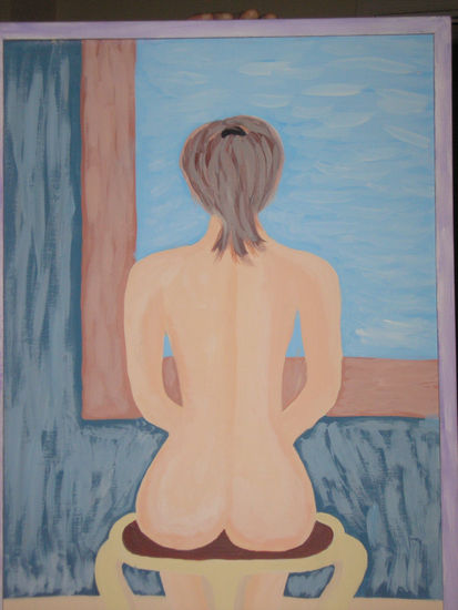 Mujer Frente a la Ventana Acrylic