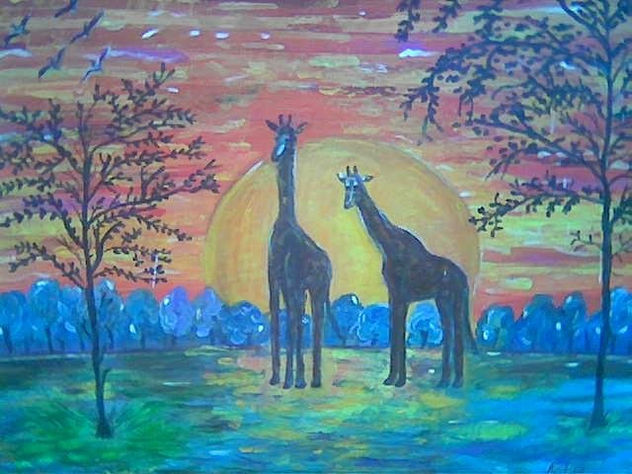 ATARDECER EN AFRICA