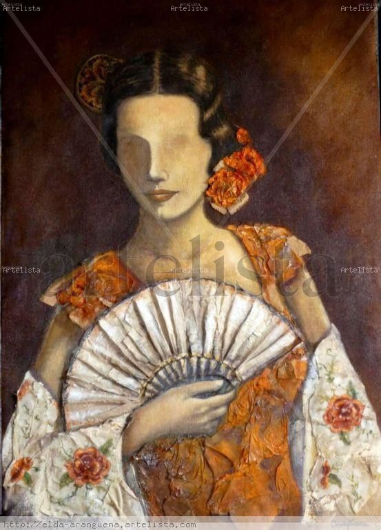 Folklorica con abanico