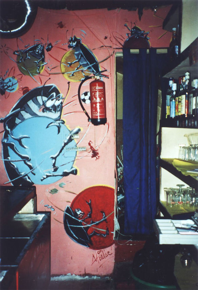 cucarachas borrachas. Bar Lavapies. Cuenca.