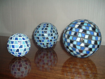 Esferas de mosaico