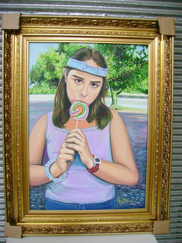 retrato de mi hija