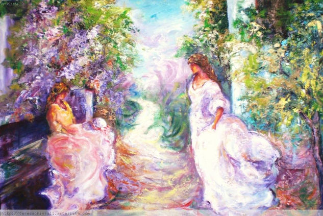 amigas Oil Canvas Landscaping