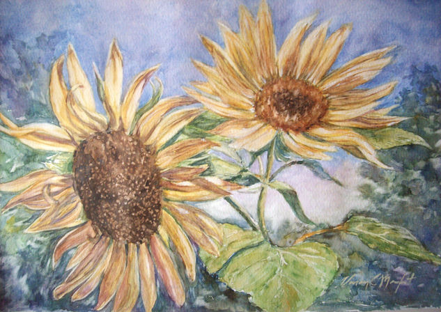 Giraloses Watercolour Paper Floral Painting