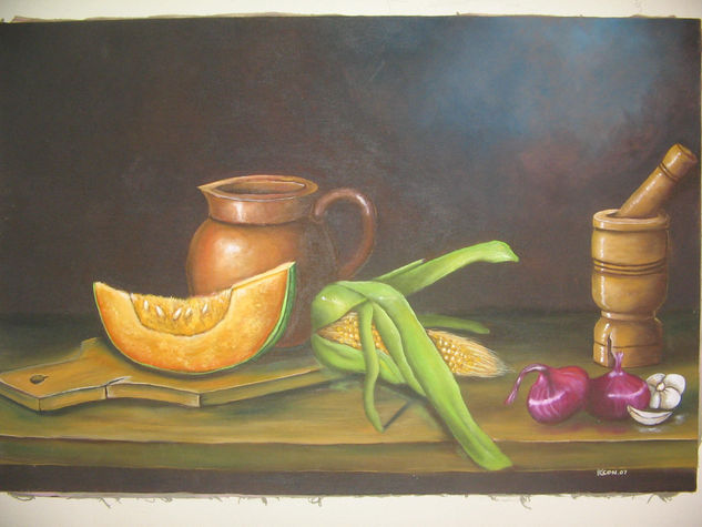 Bodegon Acrylic Canvas Still Life Paintings