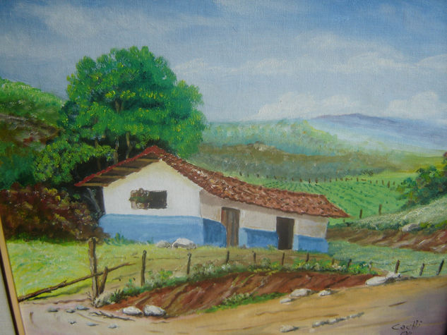 Casa del recuerdo Óleo Lienzo Paisaje