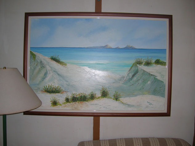 DUNAS DE CLARIDAD CELESTE Oil Canvas