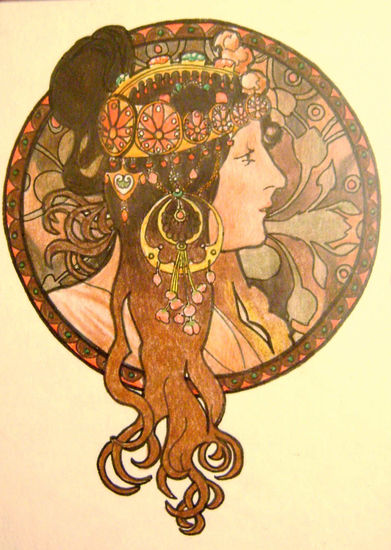 MEDALLON ART NOUVEAU: MOROCHA Pencil