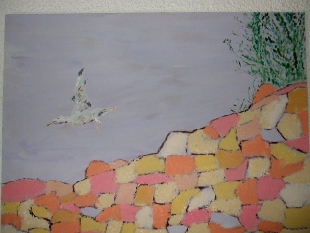 Ifach: gaviota que quiso ser pato. Acrylic Panel Landscaping