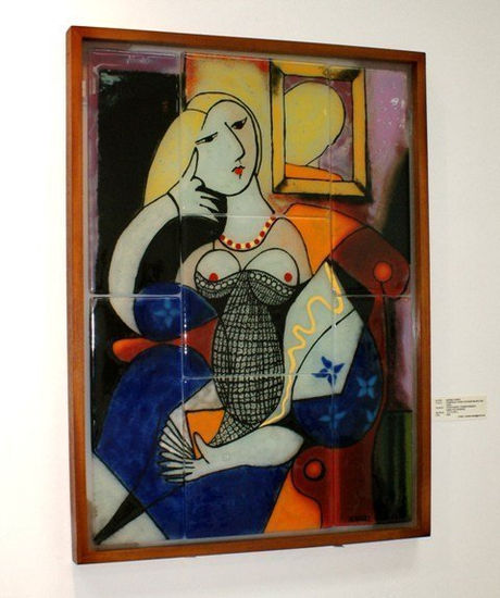 HOMENAJE A PICASSO Others Glass Portrait