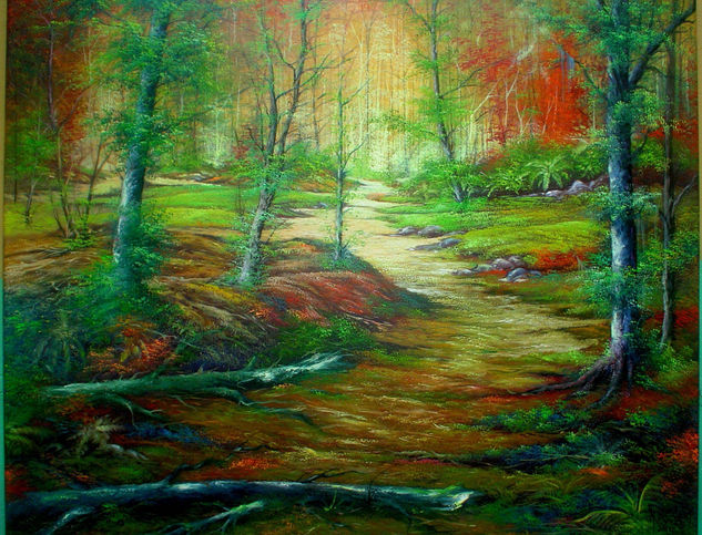 bosque Oil Canvas Landscaping