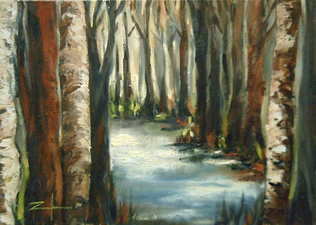 BOSQUE DE HAYAS Oil Canvas Landscaping