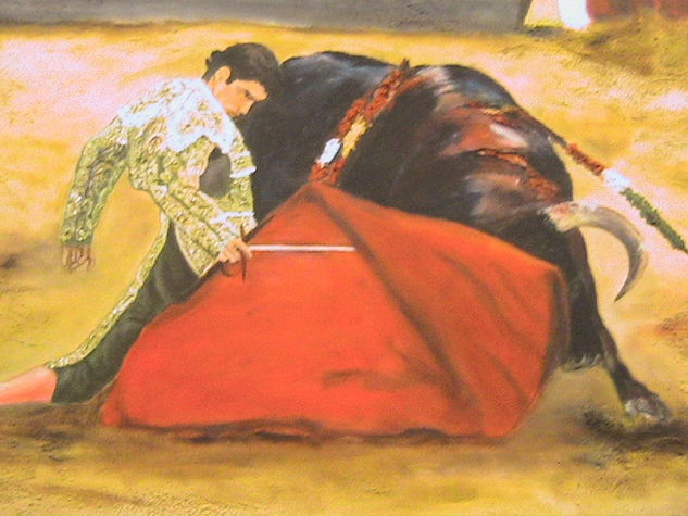 dedicado al matador Oil Canvas Figure Painting