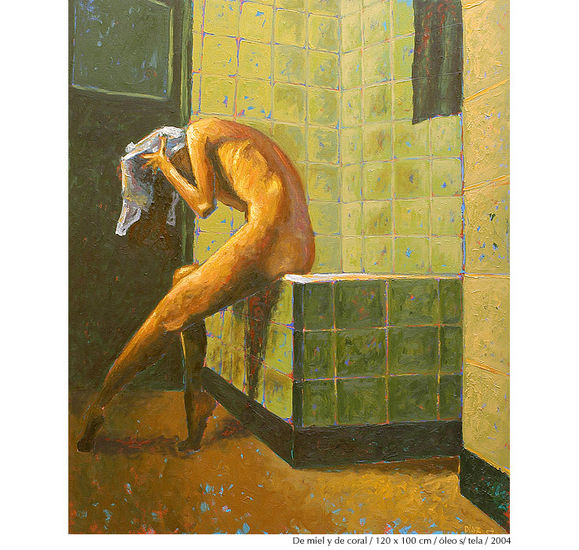 De miel y de coral Oil Canvas Nude Paintings