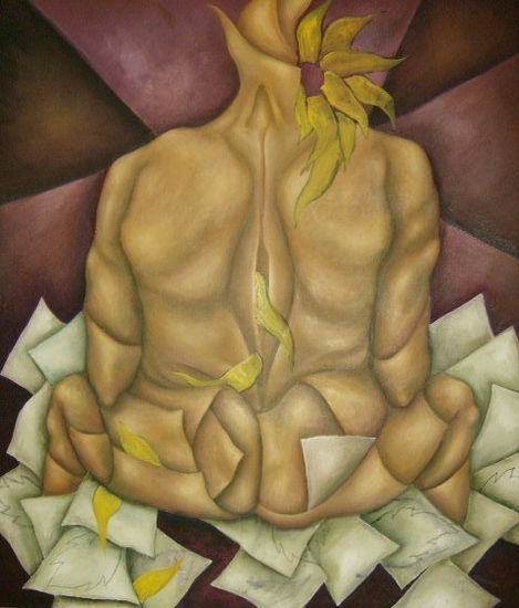 DESNUDO MASCULINO II EN PROCESO Oil Canvas Nude Paintings