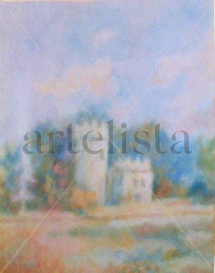 EL CASTILLO BLANCO Oil Canvas Landscaping