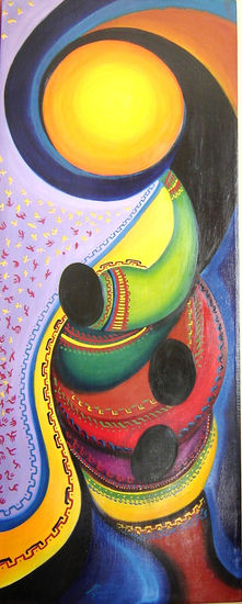 MADRE INDIGENA Oil Canvas