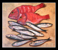 Bodegon con peces