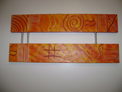 Abstrato Laranja