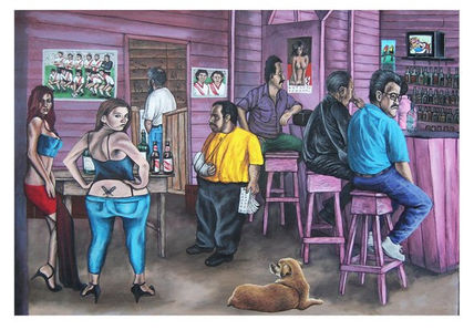 Cantina con posters...