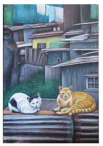 Gatos y casas