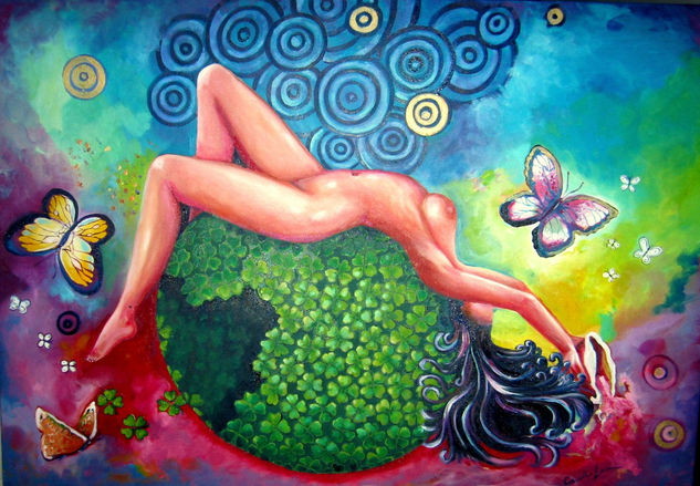 El Universo de Yolanda. Oil Canvas Landscaping