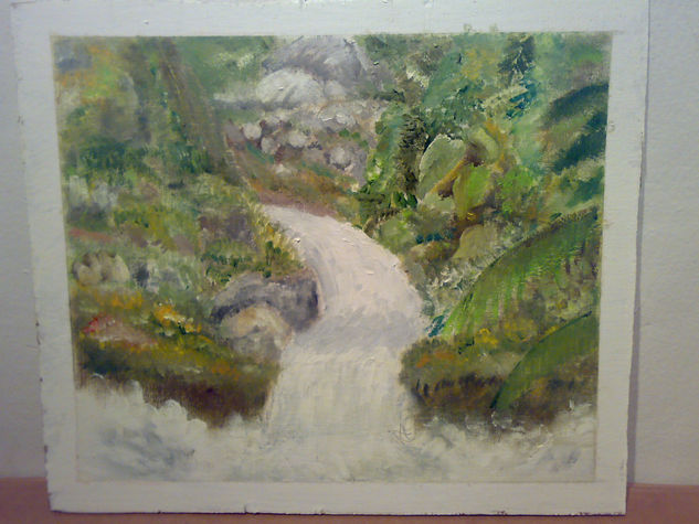 Rio de la Sierra de Guerrero,Mexico Oil Canvas Landscaping