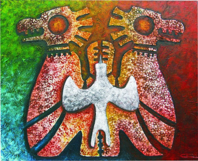 "Por la Paz" de la serie Precolombinos.
