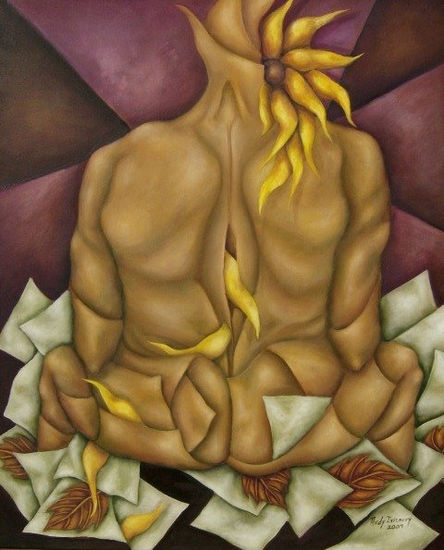 DESNUDO MASCULINO II Oil Canvas Nude Paintings