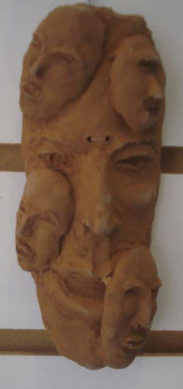 Rostros del yo Pottery Figurative