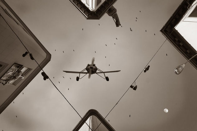 El vuelo de Ícaro Otras temáticas Blanco y Negro (Digital)