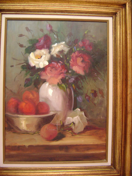Rosas e pêssegos