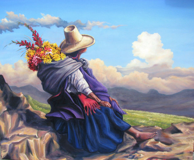 CAMINO PEDREGOSO Oil Canvas Landscaping