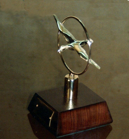 Trofeo Volovelismo Bronze Figurative