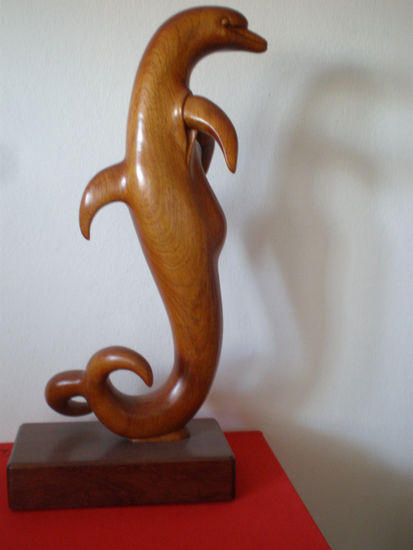 El delfín Carving Figurative