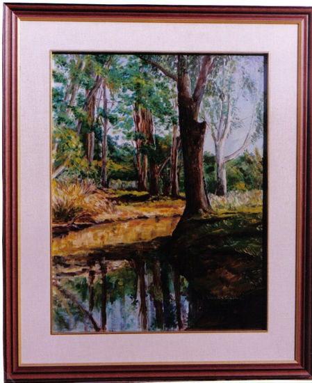 Arroyo Laureles Oil Canvas Landscaping