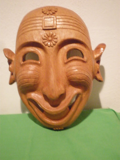 Mascarón isleño Carving Figurative