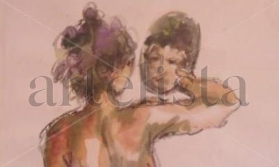 Desnudos em aquarela