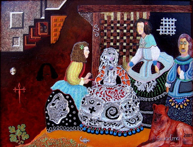 Las Meninas Acrílico Lienzo Figura