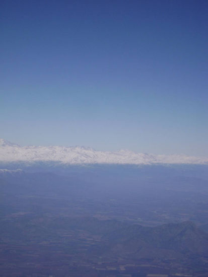 "VISTA AEREA DE LOS ANDES A LO LEJOS" Nature Color (Digital)