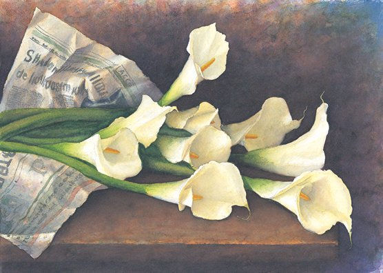 Alcaraces Watercolour Paper Still Life Paintings