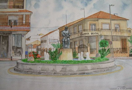 Rotonda en homenaje...