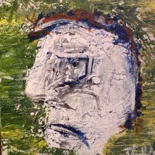 Perfil 2 Mixed media Canvas Figure Painting