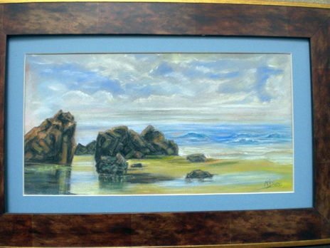 "rocas en la playa"