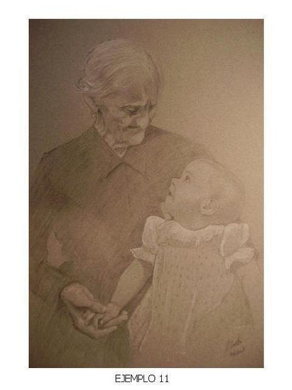 Abuela con nieta Graphite