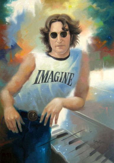 Retrato de Jonh Lennon. 