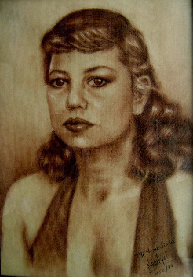 Retrato de Gladys Rivera.