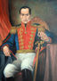 Retrato de Simón Bolívar.