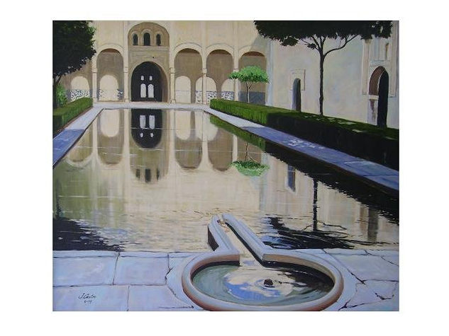 Alhambra Oil Canvas Landscaping