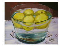 Limones en agua